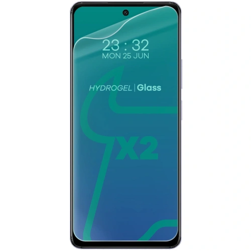 Etui + 2x szkło na ekran Bizon Case Clear Pack do Oppo A79 5G przezroczyste