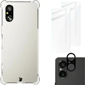 Hurtownia GSM - Bizon Case Clear Pack carcasă + 2x sticlă temperată + sticlă pentru obiectiv Sony Xperia 5 V - BIZ6511 - {ean13} - Hurt