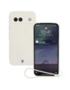 Bizon Case Silicone Magnetic Sq Google Pixel 8a beige