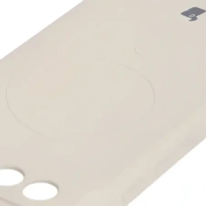 Hurtownia GSM - Silikonové pouzdro s magnetickým kroužkem Bizon Case Silicone Magnetic Sq pro Google Pixel 8a béžové - BIZ6513 - {ean13} - Hurt