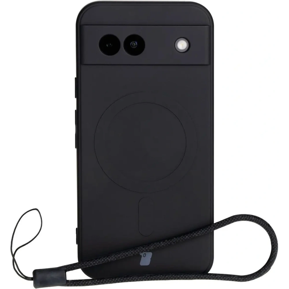 Wholesale Bizon Case Silicone Magnetic Sq Google Pixel 8a black - BIZ6514 - {ean13} - Hurt