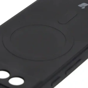 Hurtownia GSM - Silikonové pouzdro s magnetickým kroužkem Bizon Case Silicone Magnetic Sq pro Google Pixel 8a černé - BIZ6514 - {ean13} - Hurt