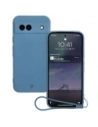 Bizon Case Silicone Magnetic Sq Google Pixel 8a navy blue