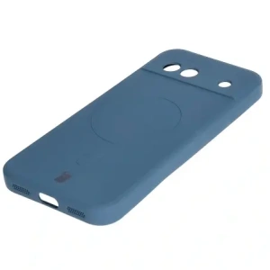 Hurtownia GSM - Silikonové pouzdro s magnetickým kroužkem Bizon Case Silicone Magnetic Sq pro Google Pixel 8a modré - BIZ6515 - {ean13} - Hurt