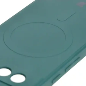 Hurtownia GSM - Silikonové pouzdro s magnetickým kroužkem Bizon Case Silicone Magnetic Sq pro Google Pixel 8a tmavě zelené - BIZ6516 - {ean13} - Hurt