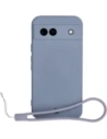 Hurtownia GSM - Silikonové pouzdro s magnetickým kroužkem Bizon Case Silicone Magnetic Sq pro Google Pixel 8a šedé - BIZ6517 - {ean13} - Hurt