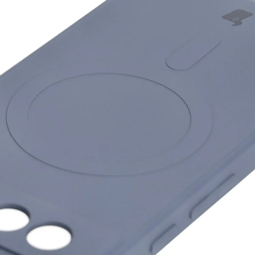 Hurtownia GSM - Silikonové pouzdro s magnetickým kroužkem Bizon Case Silicone Magnetic Sq pro Google Pixel 8a šedé - BIZ6517 - {ean13} - Hurt