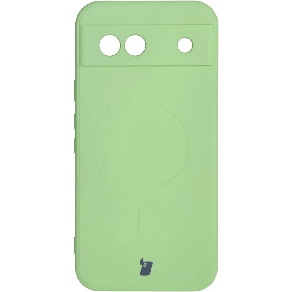 Hurtownia GSM - Silikonové pouzdro s magnetickým kroužkem Bizon Case Silicone Magnetic Sq pro Google Pixel 8a jasně zelené - BIZ6518 - {ean13} - Hurt