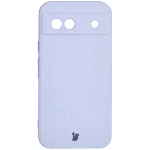 Hurtownia GSM - Silikonové pouzdro s magnetickým kroužkem Bizon Case Silicone Magnetic Sq pro Google Pixel 8a světle fialové - BIZ6520 - {ean13} - Hurt