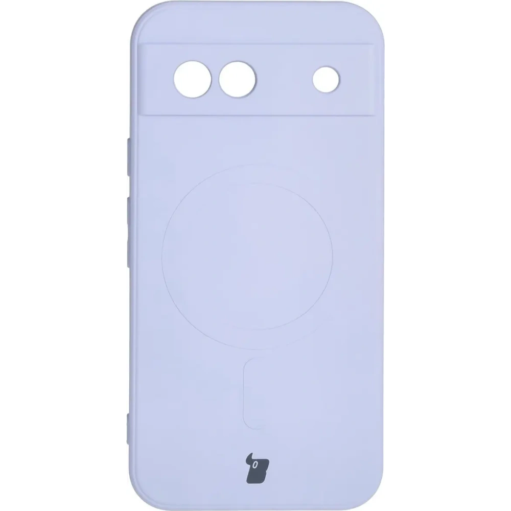 Hurtownia GSM - Silikonowe etui z pierścieniem magnetycznym Bizon Case Silicone Magnetic Sq do Google Pixel 8a jasnofioletowe - BIZ6520 - {ean13} - Hurt
