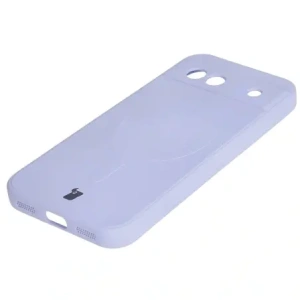 Hurtownia GSM - Silikonové pouzdro s magnetickým kroužkem Bizon Case Silicone Magnetic Sq pro Google Pixel 8a světle fialové - BIZ6520 - {ean13} - Hurt