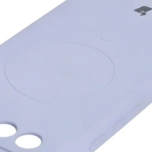 Hurtownia GSM - Silikonové pouzdro s magnetickým kroužkem Bizon Case Silicone Magnetic Sq pro Google Pixel 8a světle fialové - BIZ6520 - {ean13} - Hurt
