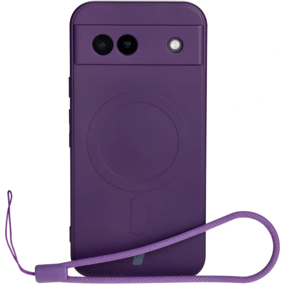 Hurtownia GSM - Bizon Case Silicone Magnetic Sq Google Pixel 8a Pflaume - BIZ6521 - {ean13} - Hurt