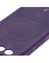 Hurtownia GSM - Silikonowe etui z pierścieniem magnetycznym Bizon Case Silicone Magnetic Sq do Google Pixel 8a śliwkowe - BIZ6521 - {ean13} - Hurt