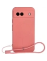 Hurtownia GSM - Silikonowe etui z pierścieniem magnetycznym Bizon Case Silicone Magnetic Sq do Google Pixel 8a brudnoróżowe - BIZ6522 - {ean13} - Hurt