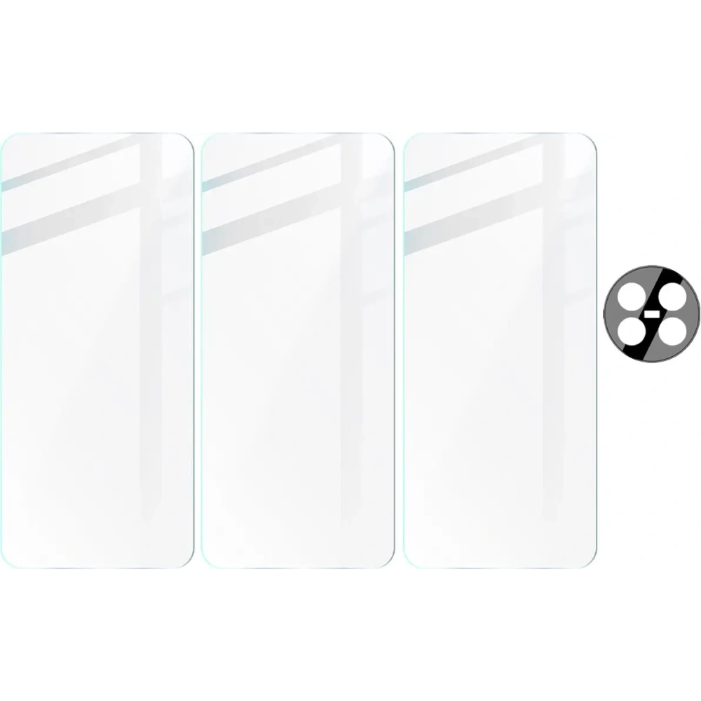 Hurtownia GSM - 3x Szkło na ekran + szkło na aparat BIZON Clear do Realme 12 / 12x - BIZ6524 - {ean13} - Hurt