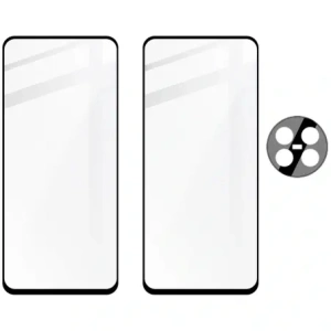 Hurtownia GSM - 2x Szkło hartowane na ekran z ramką + szkło na aparat Bizon Edge do Realme 12/12x - BIZ6525 - {ean13} - Hurt