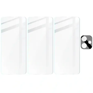 Hurtownia GSM - Bizon Edge 2x edzett üveg kijelző kerettel + kameraüveg Xiaomi Redmi 13 4G - BIZ6526 - {ean13} - Hurt