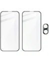 Wholesale Bizon Edge 2x tempered screen glass with frame + camera glass Apple iPhone 16 - BIZ6528 - {ean13} - Hurt