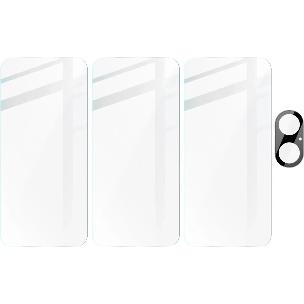 Hurtownia GSM - BIZON Clear 3x Bildschirmglas + Kameraglas Apple iPhone 16 Plus - BIZ6530 - {ean13} - Hurt