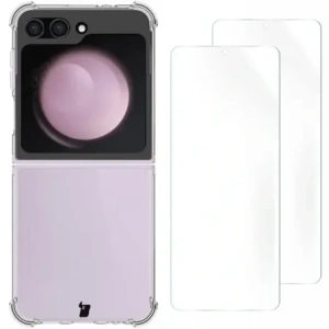 Hurtownia GSM - Bizon Case Clear Pack flexibles Gehäuse + 2x Bildschirmfolie Samsung Galaxy Z Flip6 klar - BIZ6531 - {ean13} - Hurt