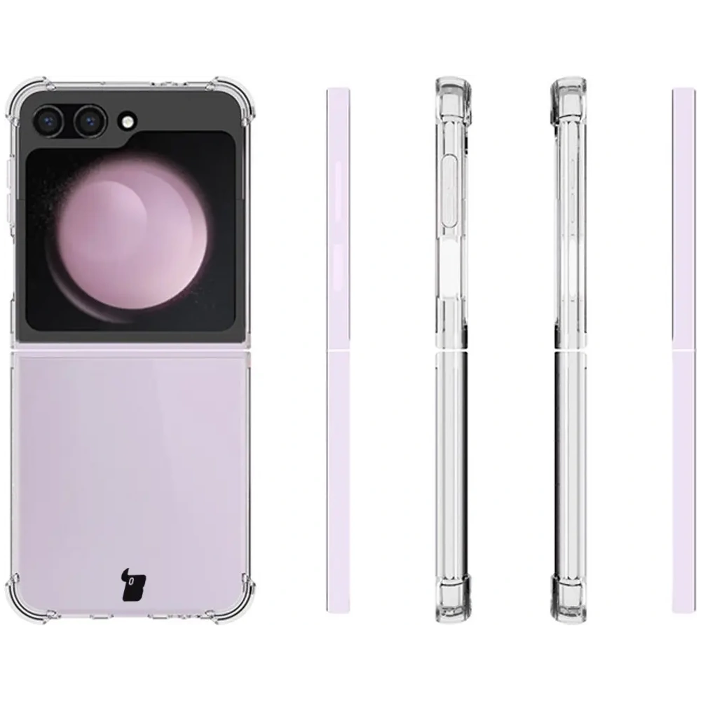 Hurtownia GSM - Bizon Case Clear Pack flexibles Gehäuse + 2x Bildschirmfolie Samsung Galaxy Z Flip6 klar - BIZ6531 - {ean13} - Hurt