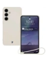 Hurtownia GSM - Silikonowe etui z pierścieniem magnetycznym Bizon Case Silicone Magnetic Sq do Samsung Galaxy S24 FE beżowe - BIZ6535 - {ean13} - Hurt