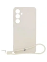 Hurtownia GSM - Silikonowe etui z pierścieniem magnetycznym Bizon Case Silicone Magnetic Sq do Samsung Galaxy S24 FE beżowe - BIZ6535 - {ean13} - Hurt