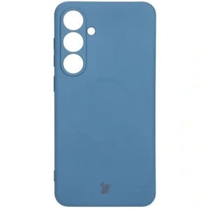 Hurtownia GSM - Bizon Case Silikon Magnetic Sq Samsung Galaxy S24 FE marineblau - BIZ6537 - {ean13} - Hurt