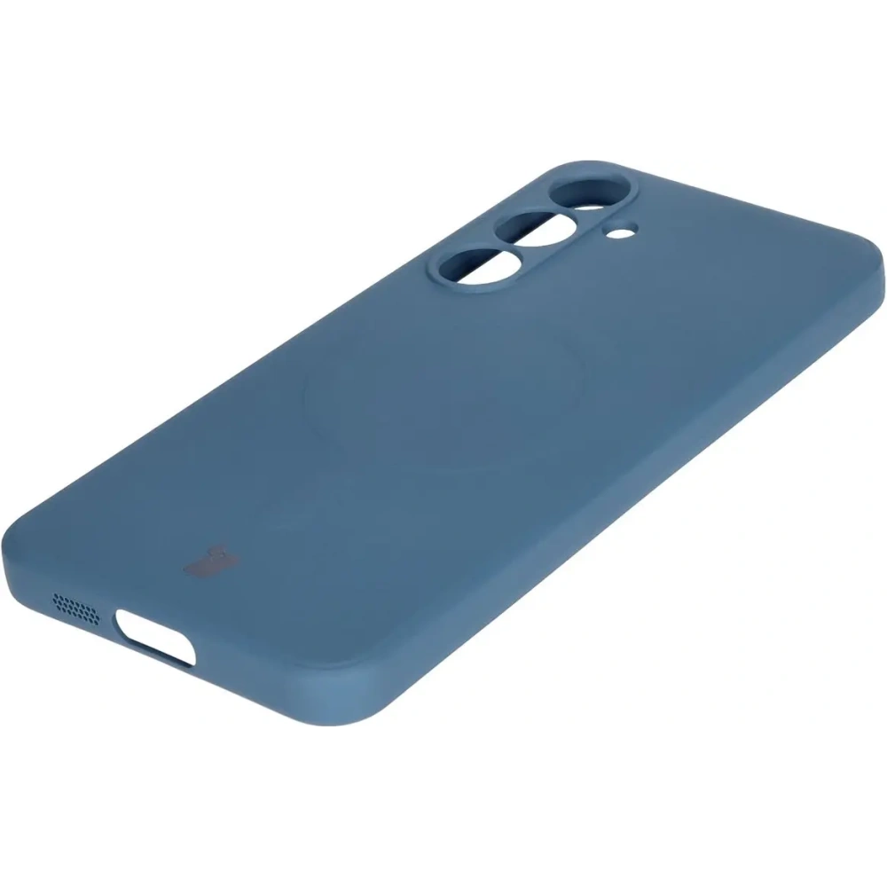 Hurtownia GSM - Silikonowe etui z pierścieniem magnetycznym Bizon Case Silicone Magnetic Sq do Samsung Galaxy S24 FE granatowe - BIZ6537 - {ean13} - Hurt