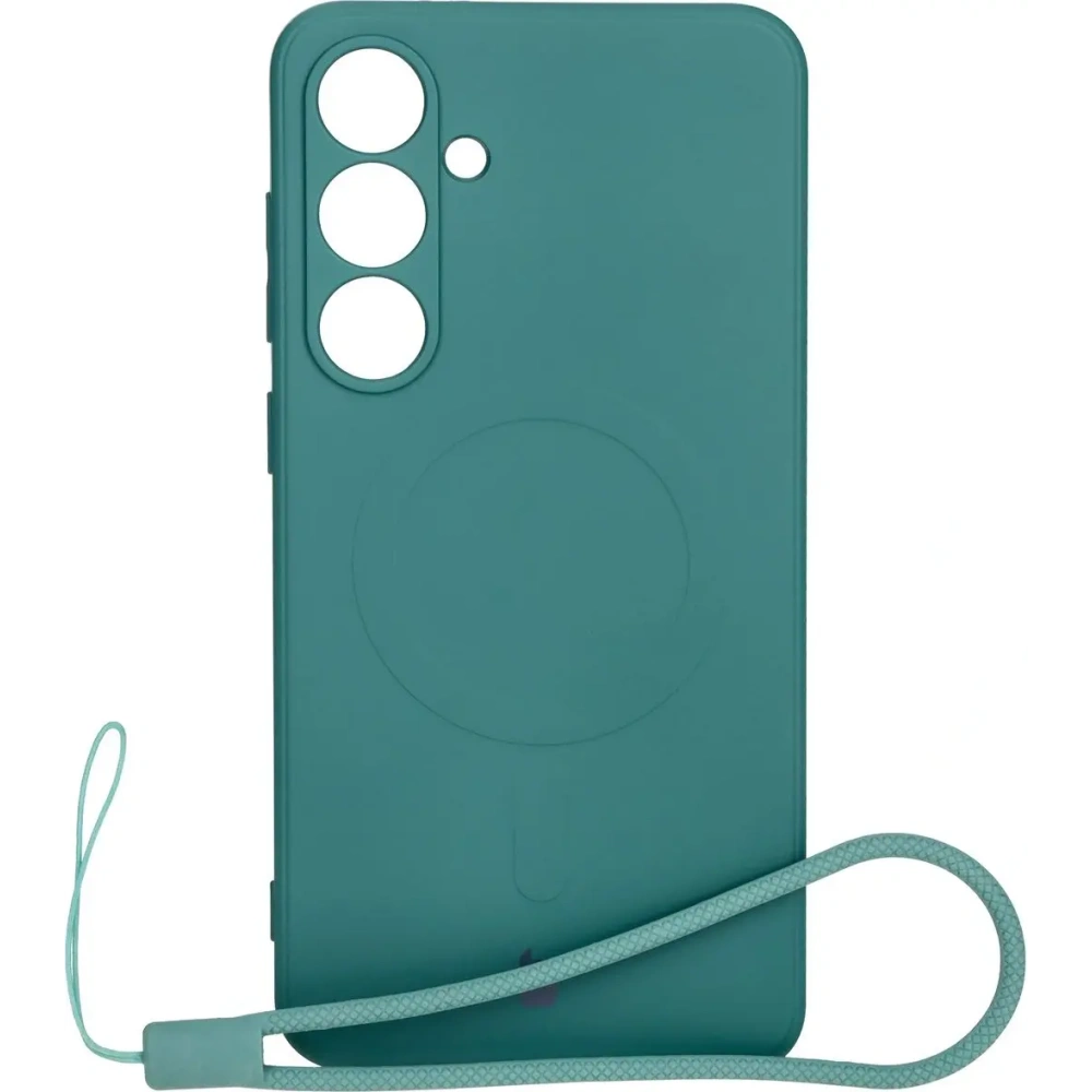 Hurtownia GSM - Bizon Case Szilikon Magnetic Sq Samsung Galaxy S24 FE sötétzöld - BIZ6538 - {ean13} - Hurt