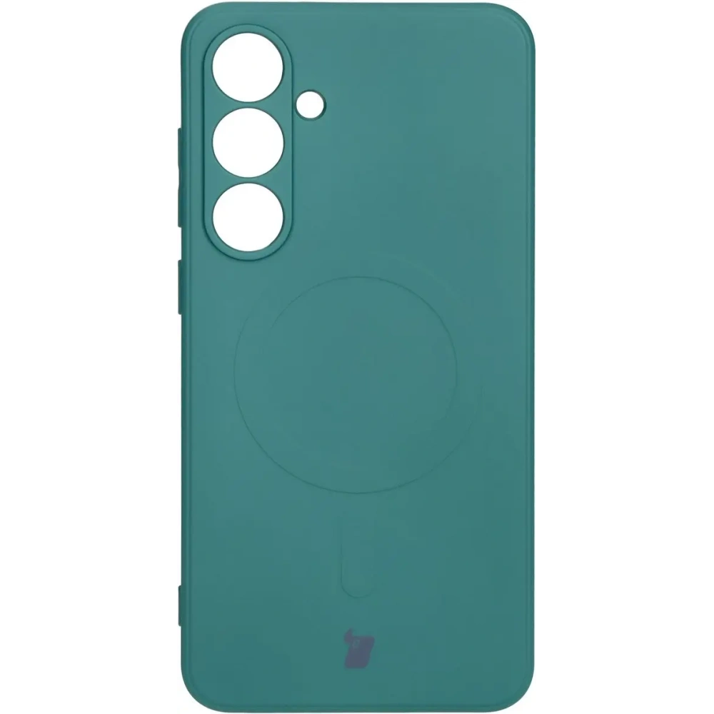 Hurtownia GSM - Bizon Case Szilikon Magnetic Sq Samsung Galaxy S24 FE sötétzöld - BIZ6538 - {ean13} - Hurt