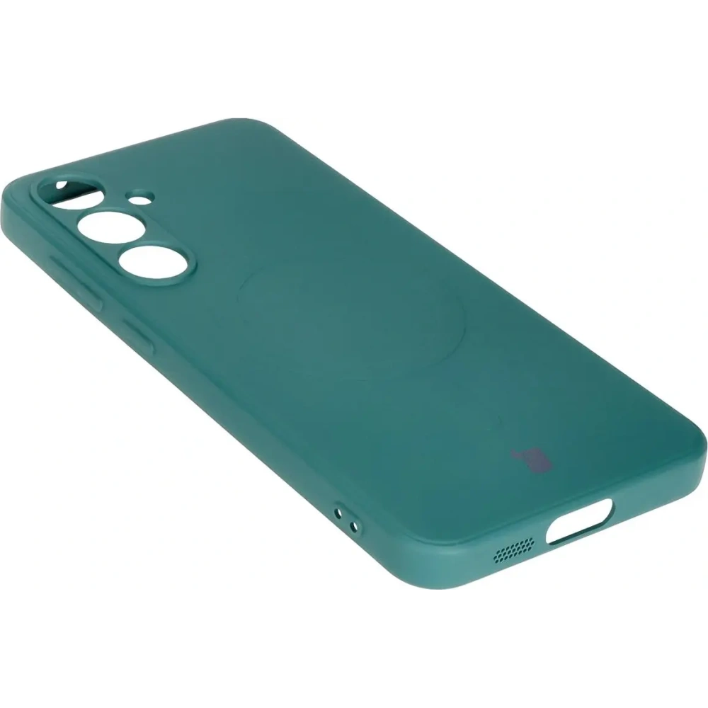Hurtownia GSM - Bizon Case Szilikon Magnetic Sq Samsung Galaxy S24 FE sötétzöld - BIZ6538 - {ean13} - Hurt