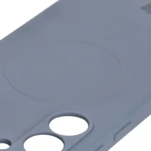 Hurtownia GSM - Silikonowe etui z pierścieniem magnetycznym Bizon Case Silicone Magnetic Sq do Samsung Galaxy S24 FE szare - BIZ6539 - {ean13} - Hurt