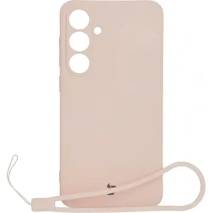 Hurtownia GSM - Silikonový obal s magnetickým kroužkem Bizon Case Silicone Magnetic Sq pro Samsung Galaxy S24 FE světle růžový - BIZ6541 - {ean13} - Hurt