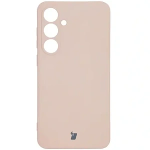 Hurtownia GSM - Silikonowe etui z pierścieniem magnetycznym Bizon Case Silicone Magnetic Sq do Samsung Galaxy S24 FE jasnoróżowe - BIZ6541 - {ean13} - Hurt