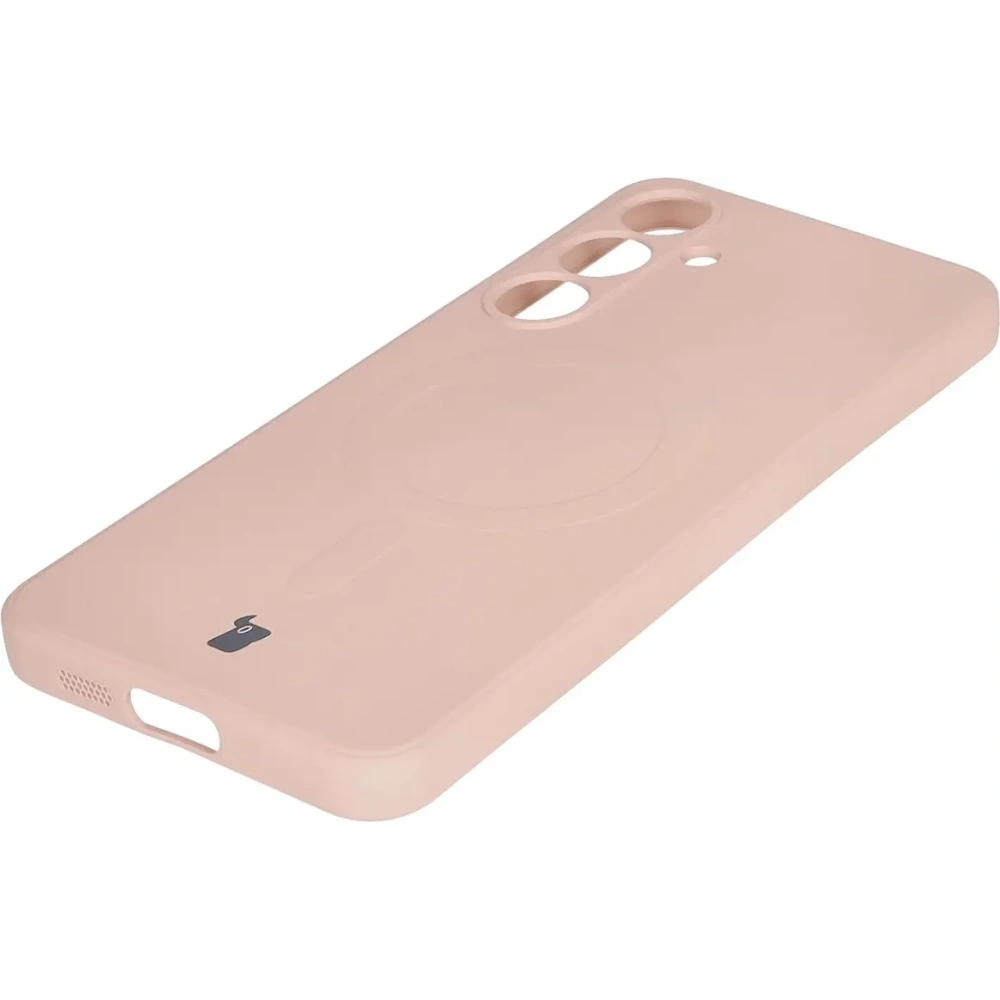 Hurtownia GSM - Bizon Case Silikon Magnetic Sq Samsung Galaxy S24 FE hellrosa - BIZ6541 - {ean13} - Hurt