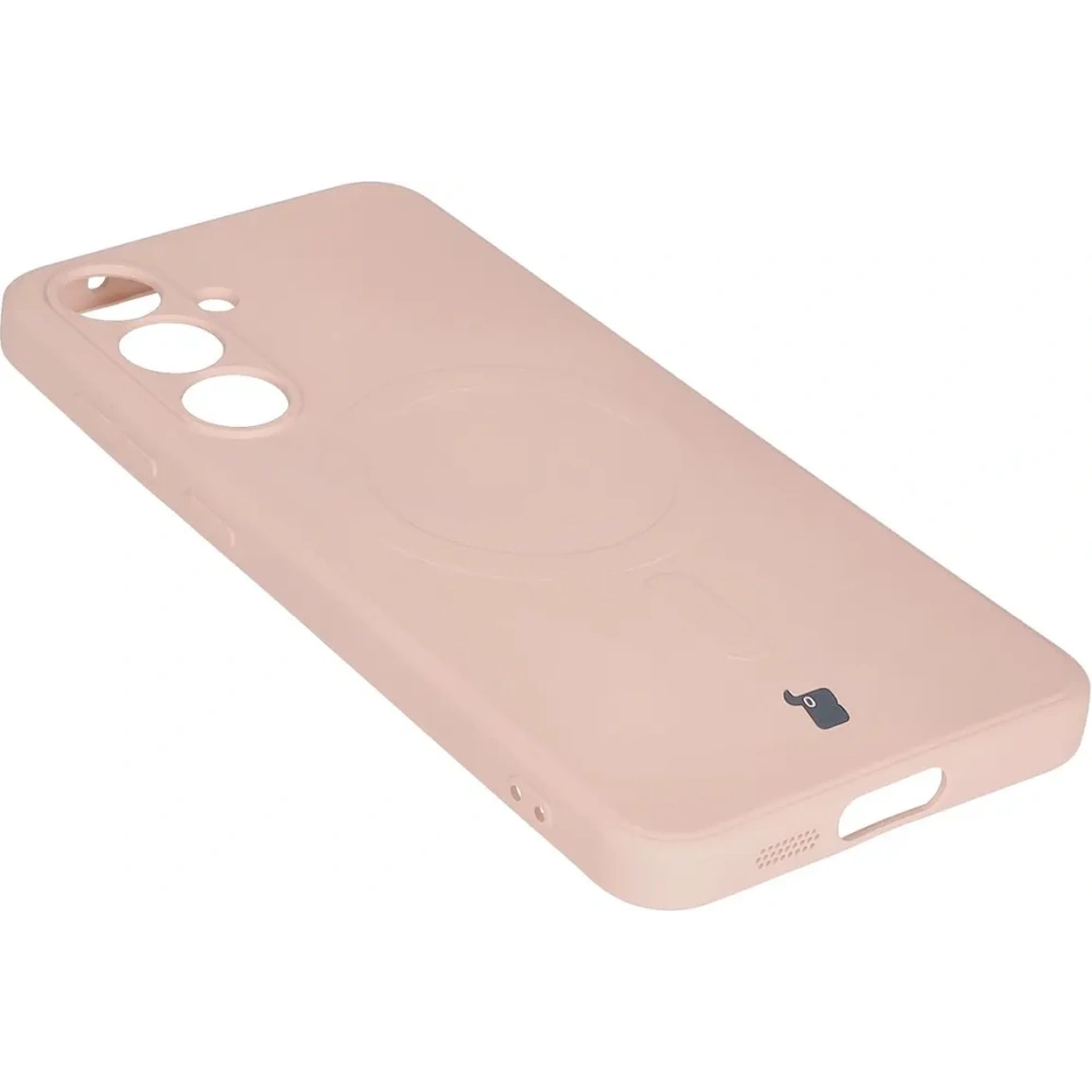 Hurtownia GSM - Bizon Case Silikon Magnetic Sq Samsung Galaxy S24 FE hellrosa - BIZ6541 - {ean13} - Hurt