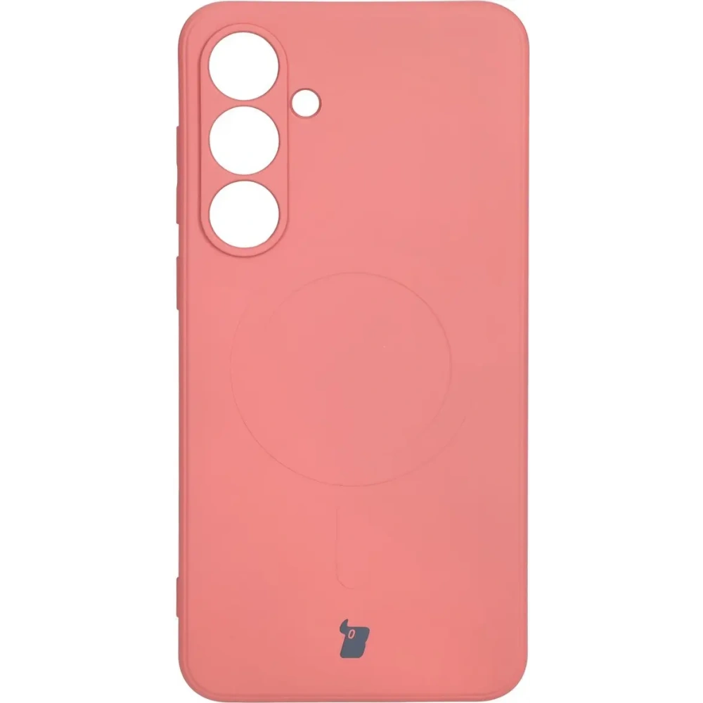 Hurtownia GSM - Bizon Case Silikon Magnetic Sq Samsung Galaxy S24 FE schmutziges Pink - BIZ6543 - {ean13} - Hurt