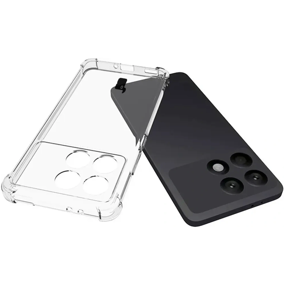 Hurtownia GSM - Bizon Case Clear Pack Hülle + 2x Glasfolie Xiaomi Poco F6 Pro klar - BIZ6547 - {ean13} - Hurt
