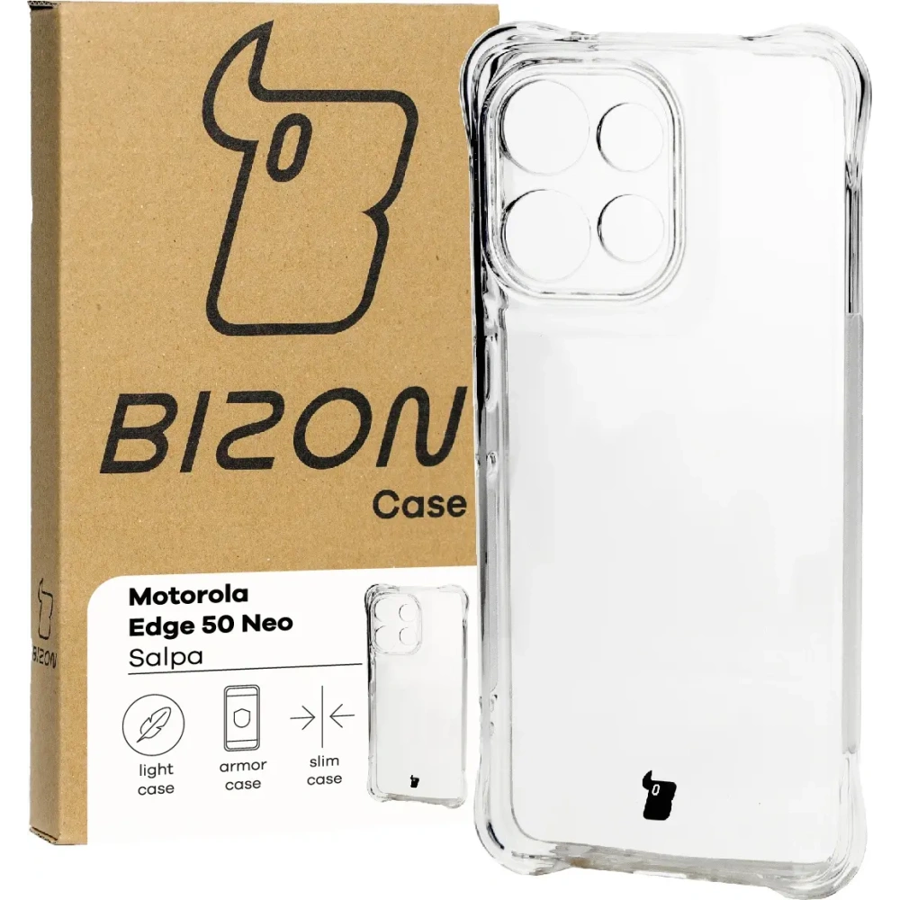 Hurtownia GSM - Bizon Caz Salpa Motorola Edge 50 Neo transparent - BIZ6550 - {ean13} - Hurt