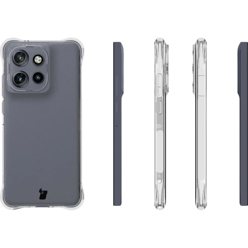 Elastyczne etui Bizon Case Salpa do Motorola Edge 50 Neo przezroczyste