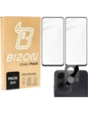 Bizon Edge 2x edzett üveg képernyő kerettel + kameraüveg Motorola Moto G04/G24