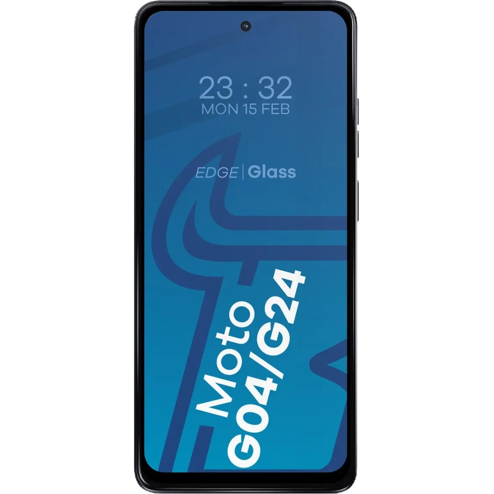 Hurtownia GSM - Bizon Edge 2x gehärtetes Bildschirmglas mit Rahmen + Kameraglas Motorola Moto G04/G24 - BIZ6551 - {ean13} - Hurt