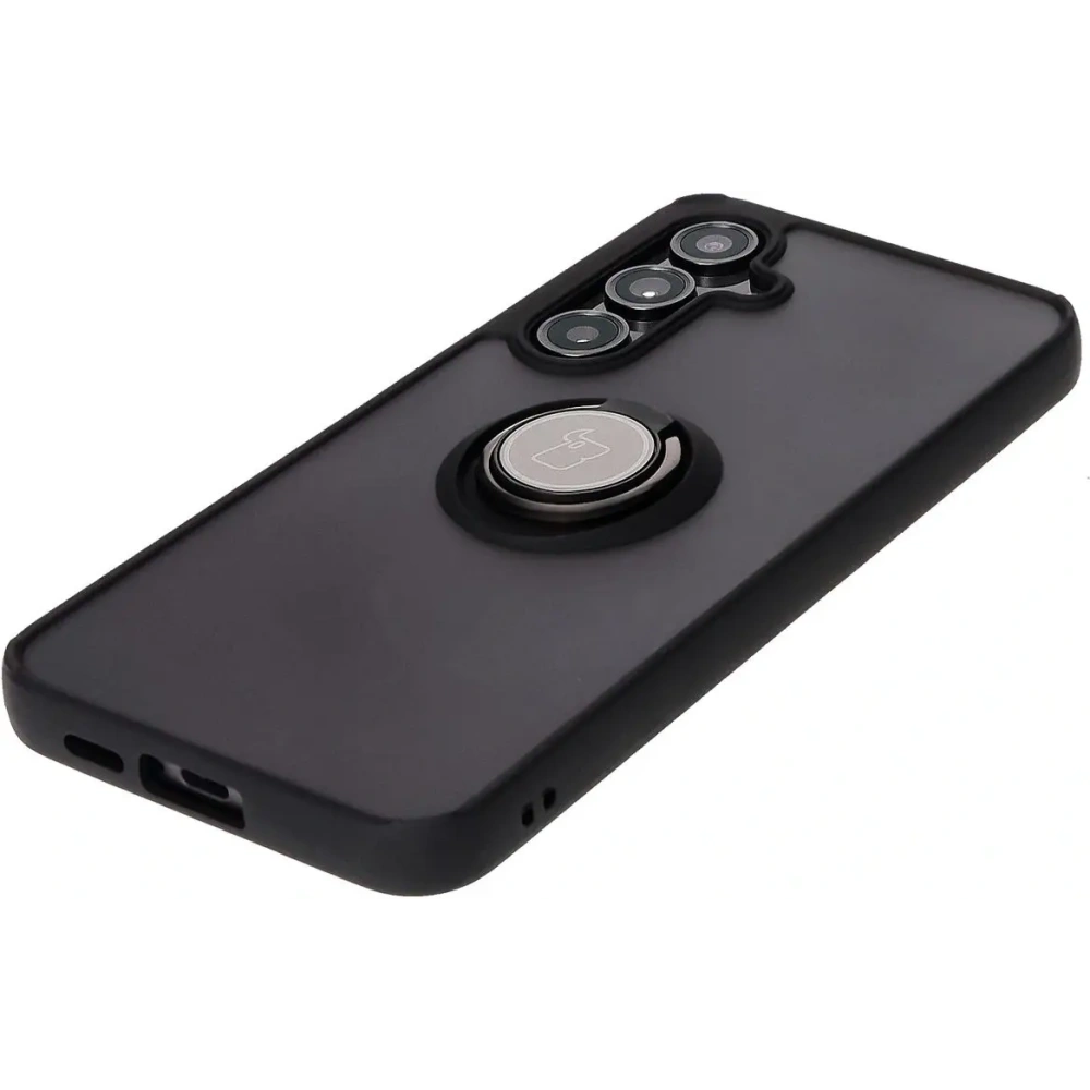 Hurtownia GSM - Bizon Case Hybrid Ring Samsung Galaxy S24 FE rauchig mit einem schwarzen Rahmen - BIZ6552 - {ean13} - Hurt