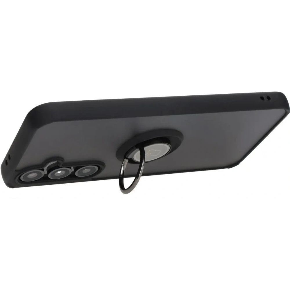 Hurtownia GSM - Bizon Case Hybrid Ring Samsung Galaxy S24 FE rauchig mit einem schwarzen Rahmen - BIZ6552 - {ean13} - Hurt