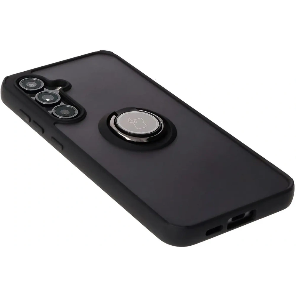 Hurtownia GSM - Bizon Case Hybrid Ring Samsung Galaxy S24 FE rauchig mit einem schwarzen Rahmen - BIZ6552 - {ean13} - Hurt