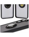 Hurtownia GSM - Bizon Case Hybrid Ring Samsung Galaxy S24 FE rauchig mit einem schwarzen Rahmen - BIZ6552 - {ean13} - Hurt