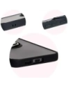 Hurtownia GSM - Etui s úchytem na prst Bizon Case Hybrid Ring pro Samsung Galaxy S24 FE kouřové s černým rámečkem - BIZ6552 - {ean13} - Hurt