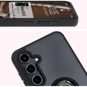 Hurtownia GSM - Bizon Case Hybrid Ring Samsung Galaxy S24 FE rauchig mit einem schwarzen Rahmen - BIZ6552 - {ean13} - Hurt